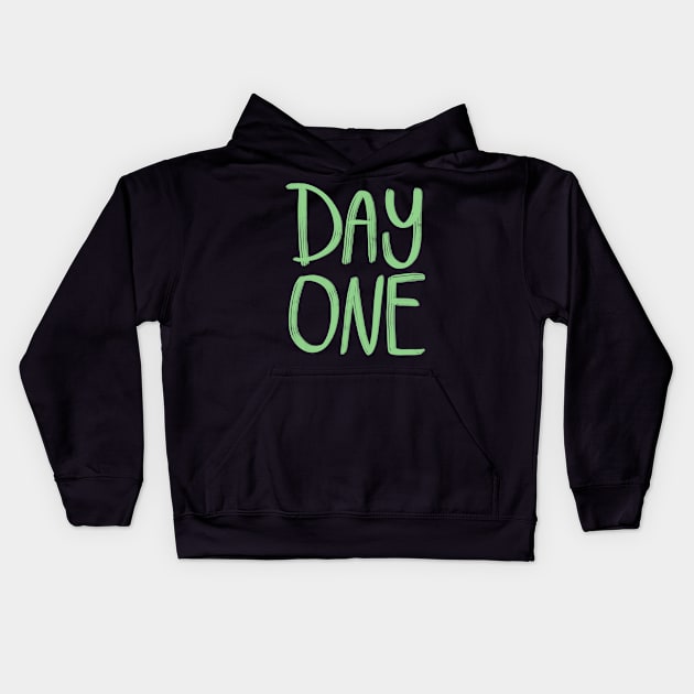 day one Kids Hoodie by ximz